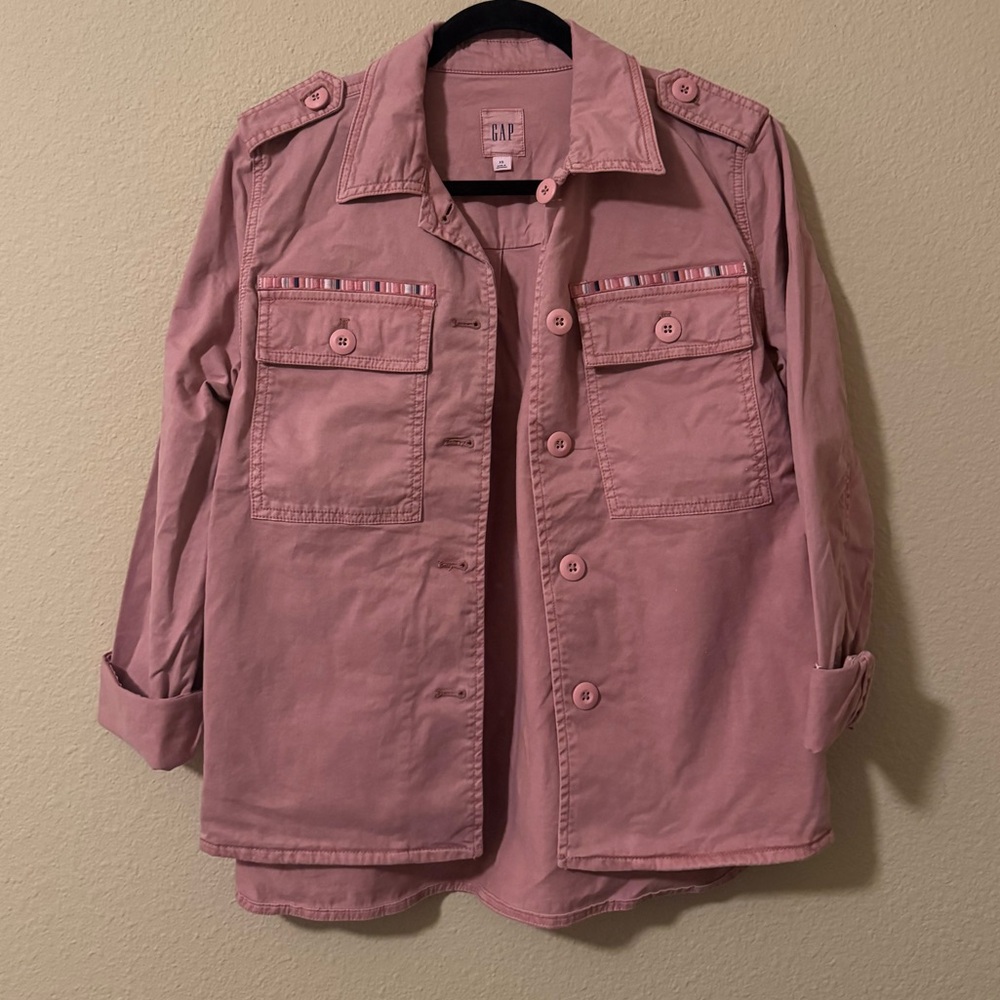 Gap embroidered utility jacket